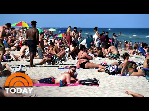Видео: Springbreakers предизвикват COVID-19 на плажовете във Флорида