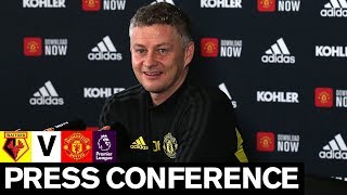 Manager's Press Conference I Watford vs Manchester United I Premier League