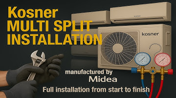 Complete Kosner Nova EVO Multi Split Install – Midea 5-Zone Setup
