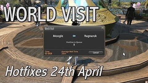 FFXIV: World Visit Hotfixes