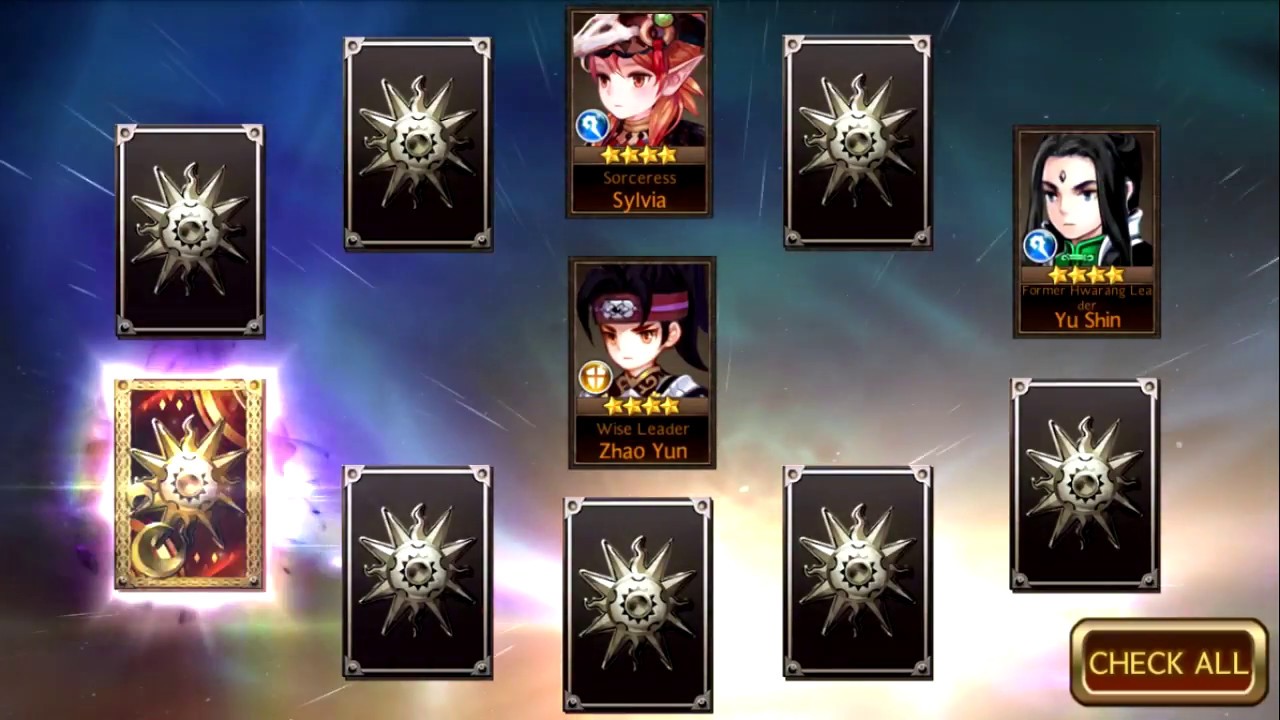 Seven Knights/Dark Knights Step Up Summon [Got 14 Special Heroes!]