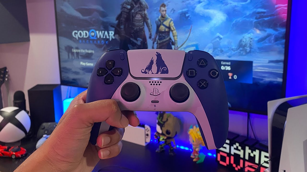 CONTROLLER WIRELESS PS5 DUALSENSE PAD PLAYSTATION 5 God of War Ragnarök  Limited