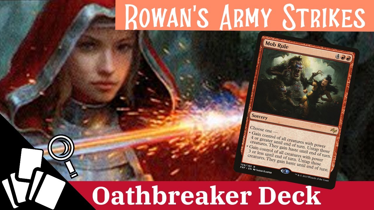 EVASIVE Rowan Fearless Sparkmage Deck - Budget Mtg Oathbreaker Deck Tech -  013