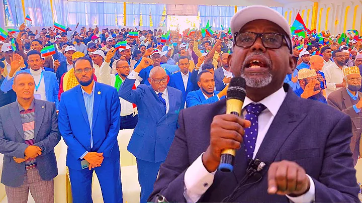 Gudoomiyaha Xisbiga ONLF Abdirahman Mahdi oo Khudbad dheer ka Jeediyay Sanadguuradii ONF ee Nairobi.