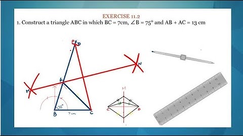 To construct a triangle, given its base, a base angle and the sum of the other two sides