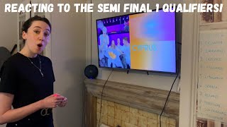 EUROVISION 2024 - REACTING TO THE SEMI FINAL 1 QUALIFIERS