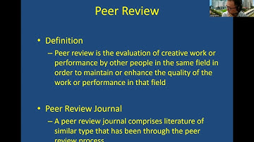 CONFLICT OF INTEREST AND PEER REVIEW