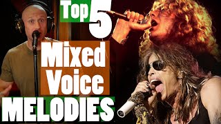 Top 5 Mixed Voice Melodies You NEED to Try! (Help For Unlocking & Growing Your Mix)