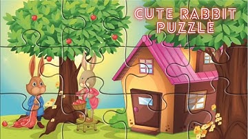 Funny and Cute Baby Bunny Rabbit Puzzle | The Cute Rabbit | Funny Puzzle for Kids