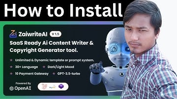 How to Install ZaiwriteAI - Ai Content Writer & Copyright Generator tool With SAAS