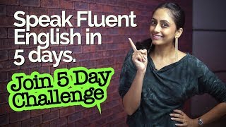 How to speak Fluent English in 5 days | Learn 1 Easy Trick for speaking fluently with Meera screenshot 3