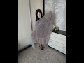 МК № 6 Узор для шали крючком  (crochet shawl pattern)