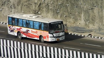 MSRTC SHIVSHAHI AND HIRKANI BUSES ON MUMBAI PUNE HIGHWAY | MSRTC BUSES MAHARASHTRA