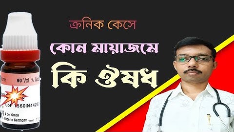 Miasm based Homeopathic medicine names list in chronic cases - experience dr rabin barman sir