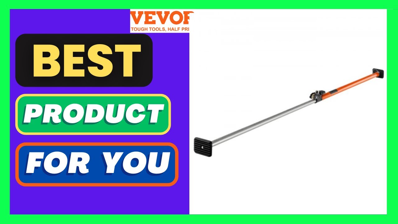 VEVOR Cargo Bar, Ratcheting Cargo Bar Adjustable from 40" to 73", Heavy-duty Steel Cargos