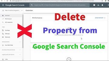 How To Delete Your (Property) Website or Blog From Google Search Console - English