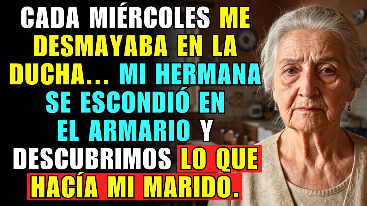 CADA MIÉRCOLES ME DESMAYABA EN LA DUCHA... MI HERMANA SE ESCODIÓ EN EL ARMARIO Y DESCUBRIMOS...