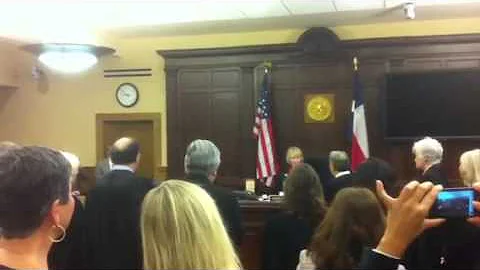 Judge Martha Tanner's standing ovation