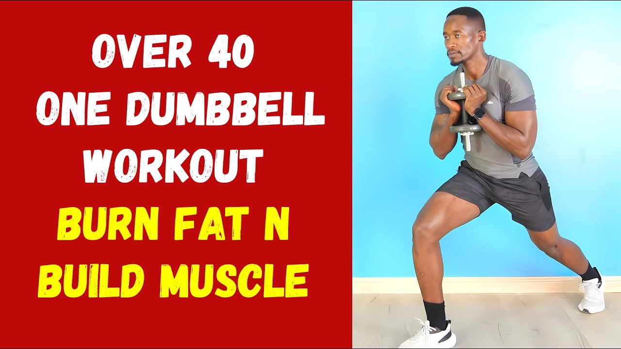 30-Minute SINGLE DUMBBELL FULL BODY WORKOUT for People Over 40 - YouTube