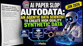 Autodata: An agentic data scientist to create high quality synthetic data (Jun 2026)