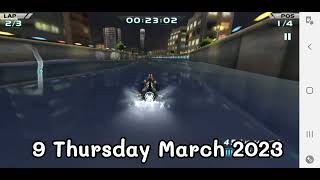 Powerboat Racing 3D 1.7 Daily Race #9 City Survival Lap 3 Position 4 screenshot 2