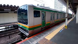 [トプナン!]E231系1000番台S-21編成+K-01編成西大井駅発車シーン