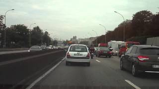 Paris Highway System (les Autoroutes de Paris) - Timelapse