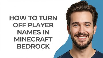 How To Turn Off Player Names In Minecraft Bedrock - GUIDE!