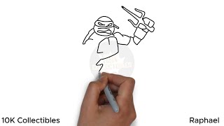 HOW TO DRAW RAPHAEL | TMNT 🎨🖌️