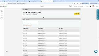 ServiceNow - Payroll Calendar Utility