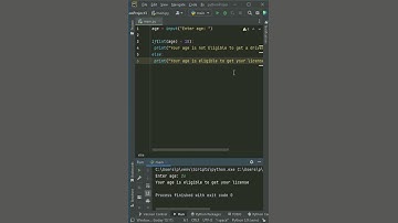 How to show if the person whose age is entered can get a driver