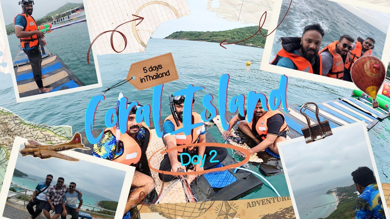 Coral Island Pattaya 🇹🇭 | A Slow Day by the Sea | Thailand Day 2