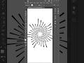Spiral Star Flower in Illustrator
