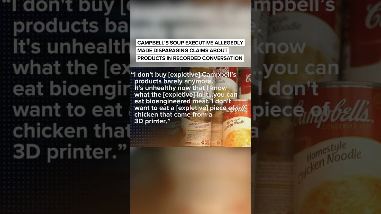Campbell's defends soup after alleged expletive-filled rant by executive