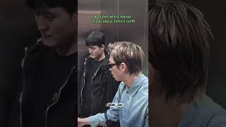 Namjoon who's always curious about Jimin's outfit #minimoni #bts