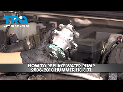 How to Replace Water Pump 2006-2010 Hummer H3 3.7L