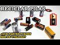 Reciclar Pilas Gastadas. ¿Qué partes nos pueden ser de utilidad?. #134