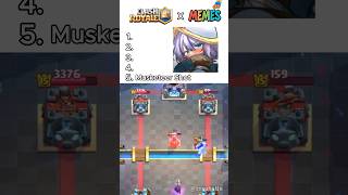 Top 5 Memes in Clash Royale🤣🔥 #clashroyale #clashroyal #clashroyalememes #clashroyaleshorts