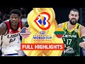 Usa  vs lithuania   full game highlights  fiba basketball world cup 2023