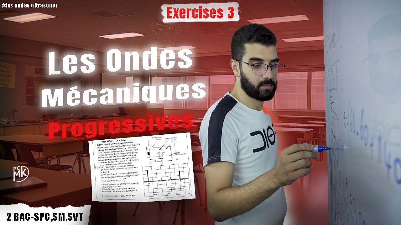 Les Ondes Mécaniques Progressives (Exercices 3 ) 2 Bac .