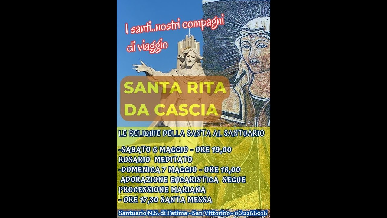 Rosario Di Santa Rita Da Cascia Terzo giorno novena - Santo Rosario meditato con i pensieri di Santa
