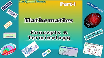 20 Math Concepts in 16 Minutes