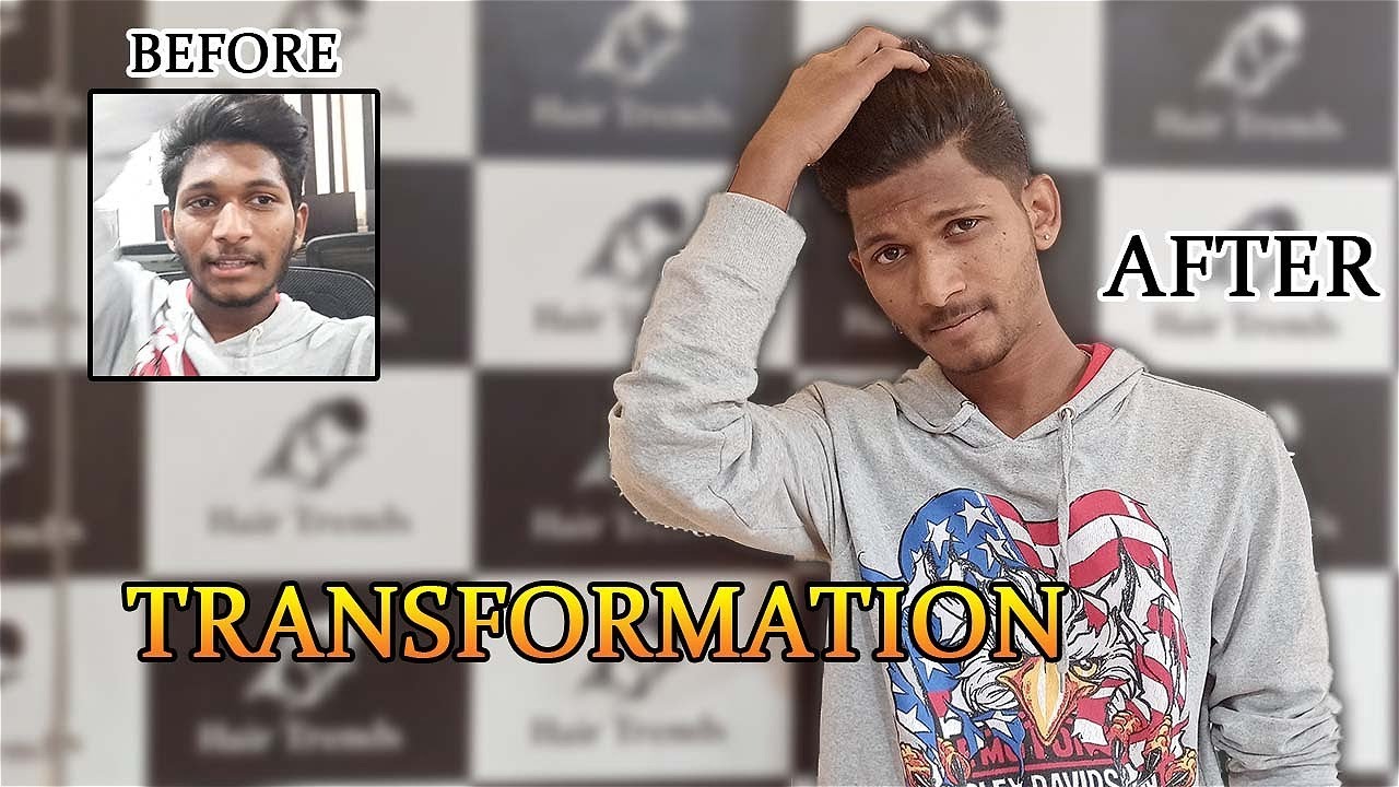HAIR TRANSFORMATION 🔥II THIS VIDEO FOR DAVANGERE CRAZY BOYS.