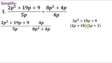 Dividing rational expressions using berry method