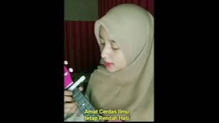 WANITA Cantik menyanyikan lagu Buat Habib bahar