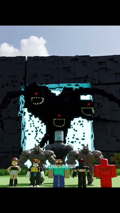 Minecraft Herobrine VS Roblox Herobrine 💀 | Minecraft Animation