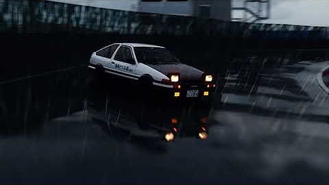 Assetto Corsa - Rain drift practice