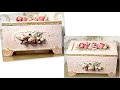 DIY /Beautiful jewelry box from Cardboard /Decor with  Air dry clay