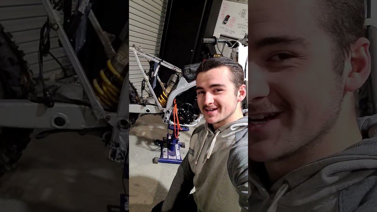 The  combustion dirtbike to electric conversion project, RMZE is coming