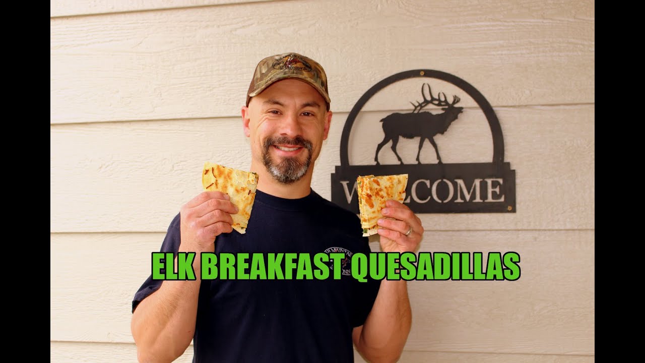 Elk (venison) Breakfast Quesadillas On The Blackstone Dash YouTube